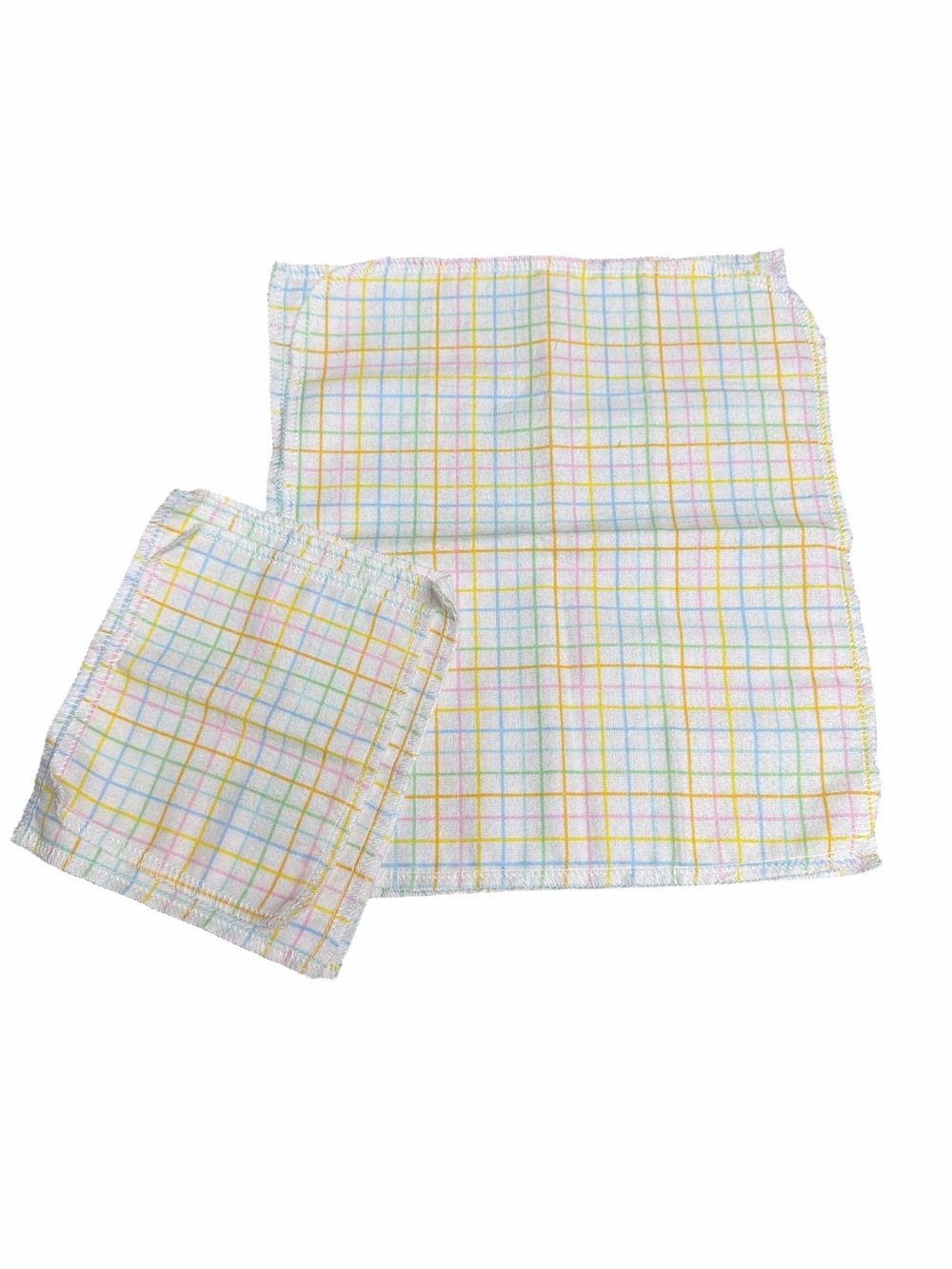 Handmade Reusable 2 Paper Towels & 3 Wash Cloths Set of 5